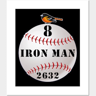 ⚾ Iron Man Consecutive Game Record Oriole Baseball Posters and Art